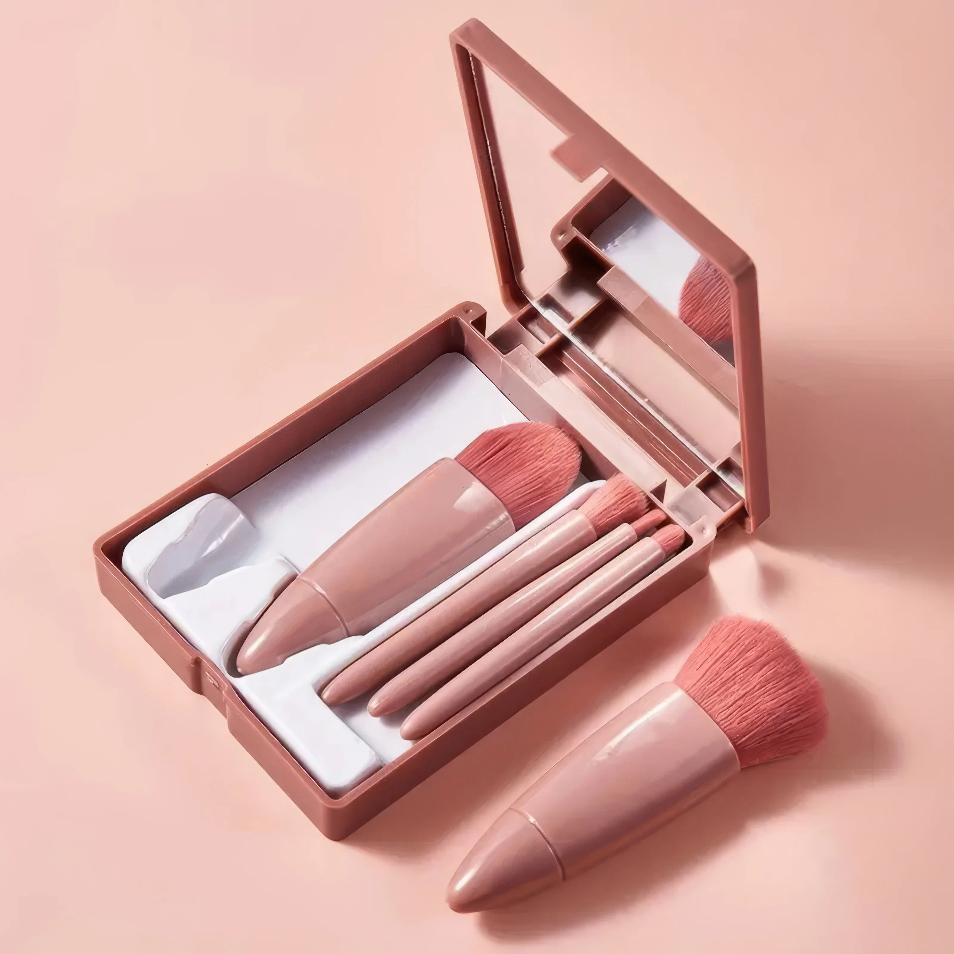 FARUZZI 5-Piece Pink Makeup Brush Set