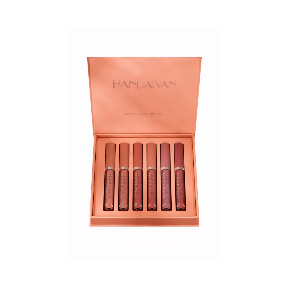 HANDAIYAN 6-Shade Matte Liquid Lipstick Set
