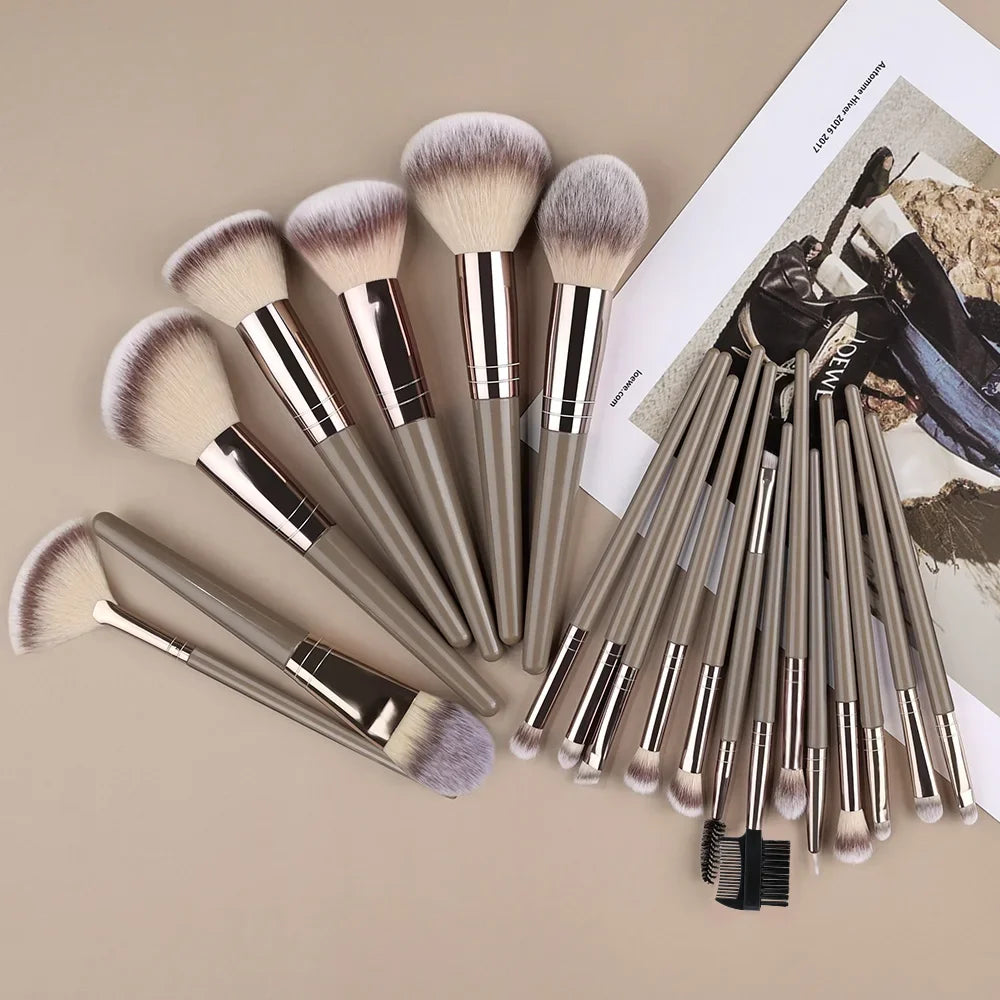 FARUZZI 20-Piece Professional Makeup Brush Set