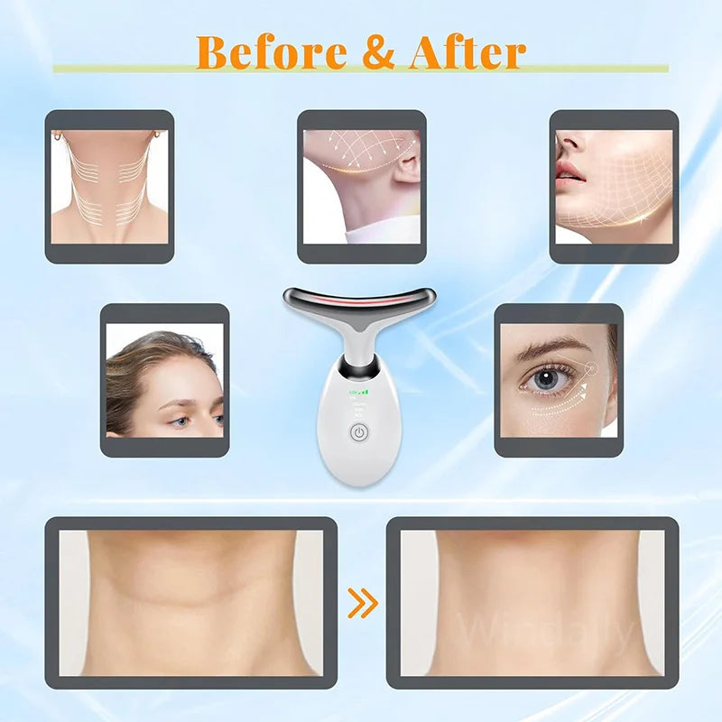 FARUZZI 7-Color Facial & Neck Lifting Massager