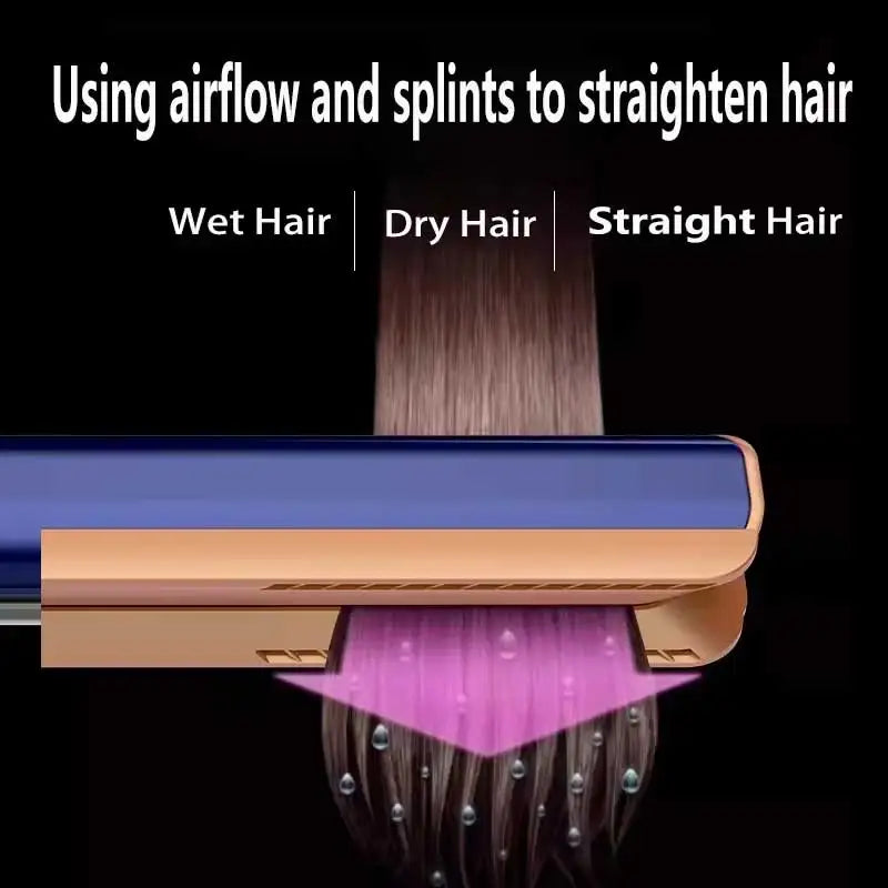 FARUZZI 2-in-1 Hair Dryer & Straightening Brush