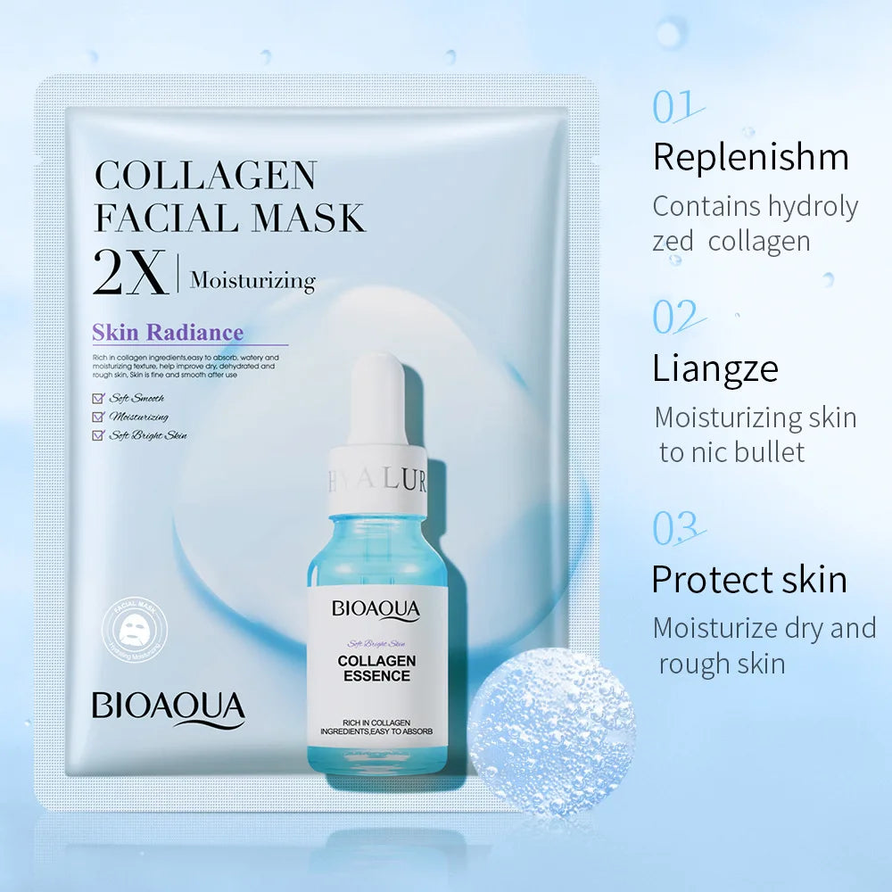 BIOAQUA Centella Collagen Hydrating Sheet Mask Set (20pcs)