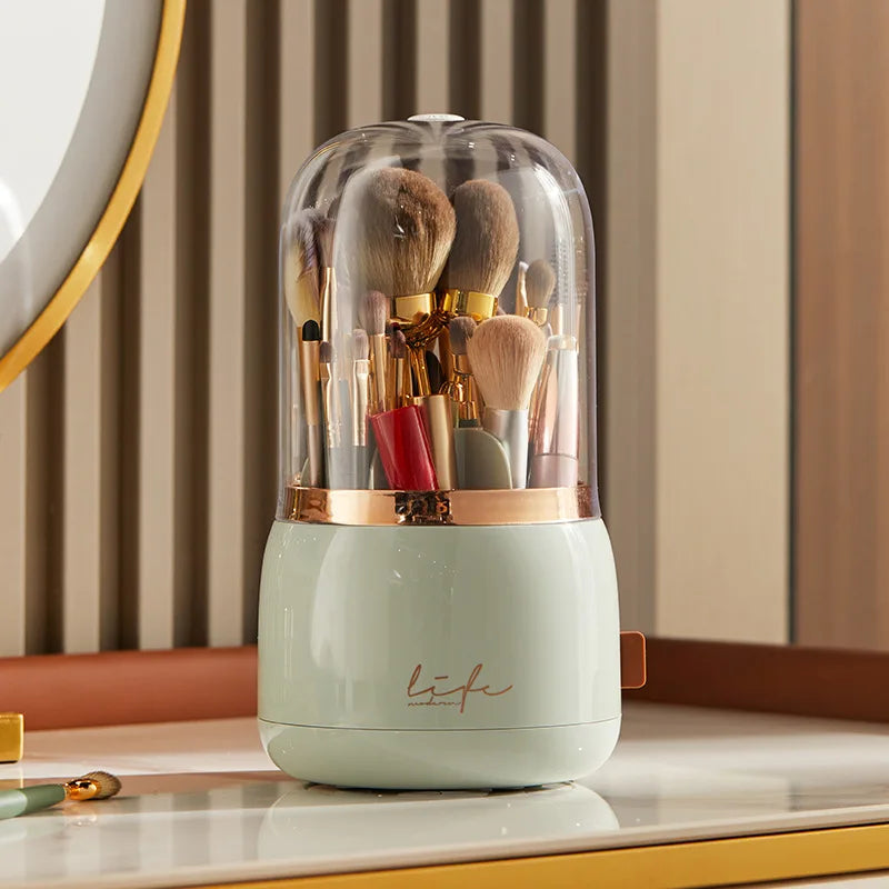FARUZZI Rotating Makeup Brush Holder Organizer