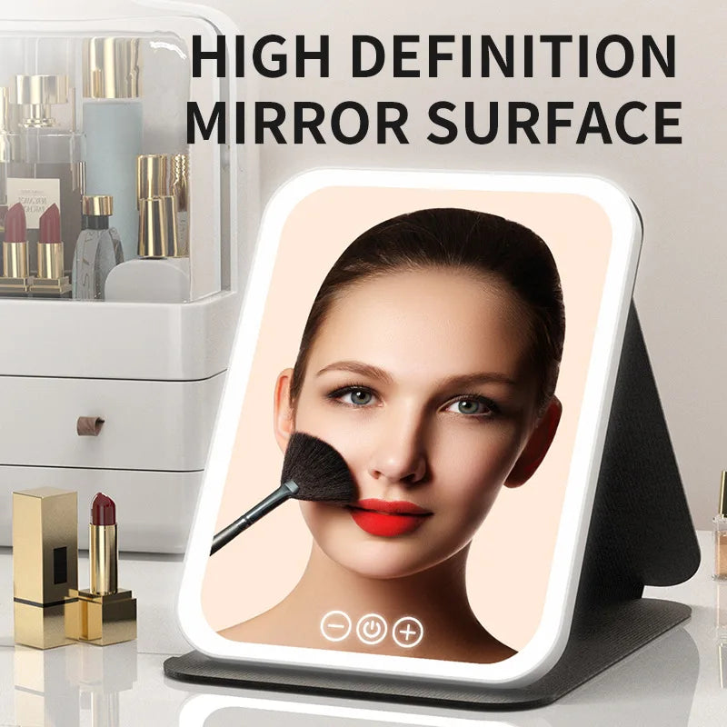 FARUZZI LED Portable Foldable Makeup Mirror