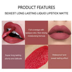 HANDAIYAN 6-Shade Matte Liquid Lipstick Set