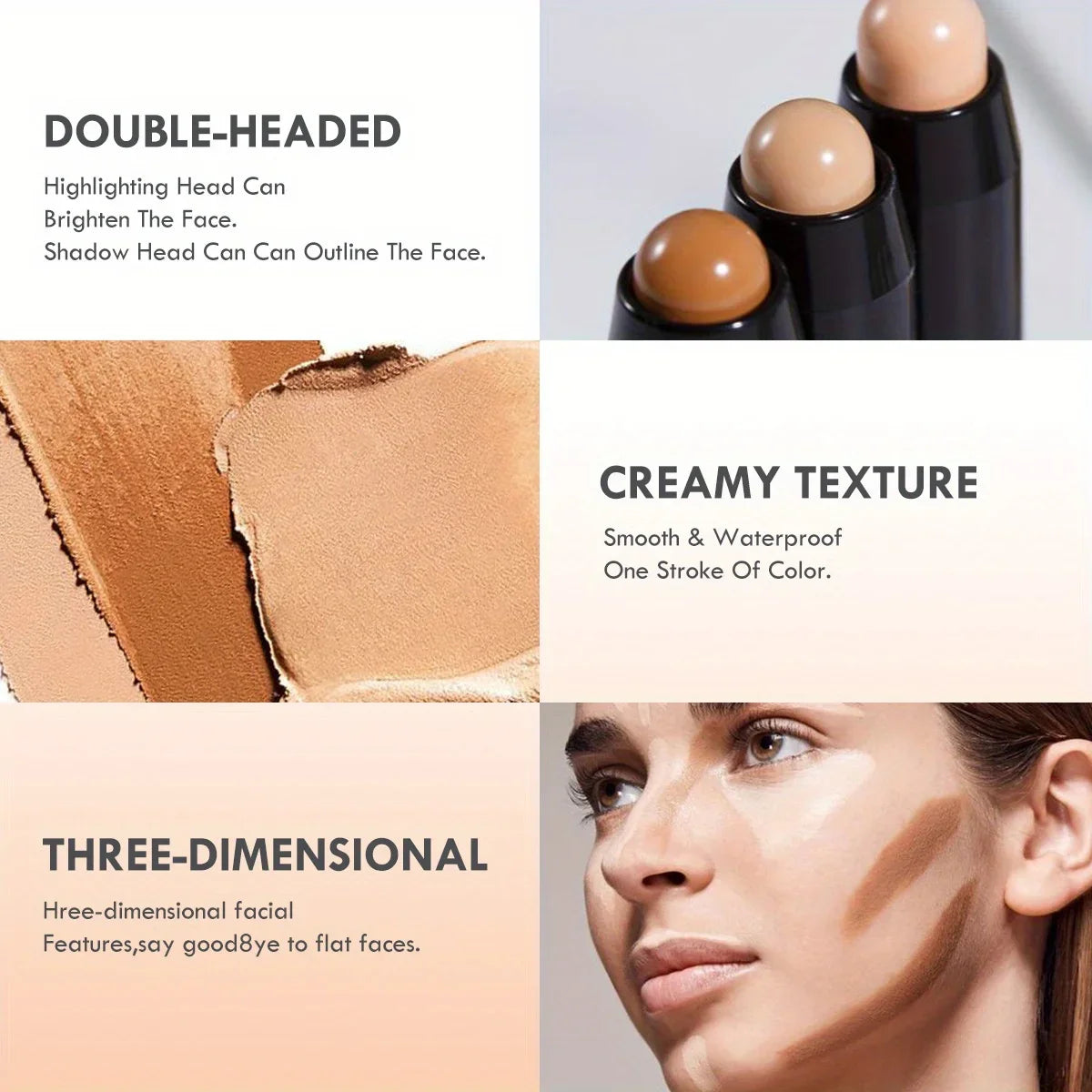 PECOLOVERS Dual-Ended Highlight & Contour Pen