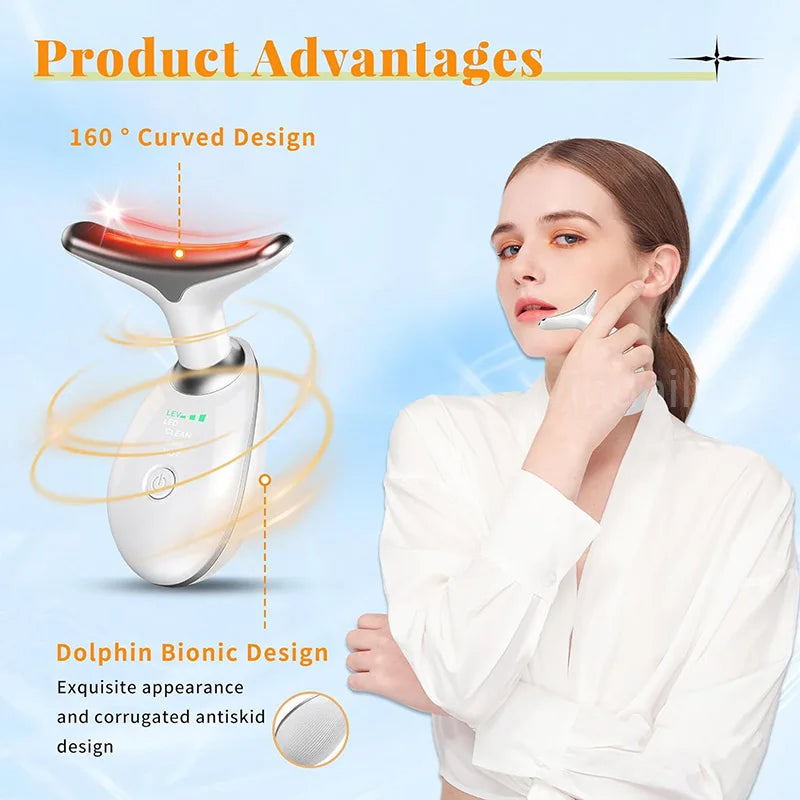 FARUZZI 7-Color Facial & Neck Lifting Massager