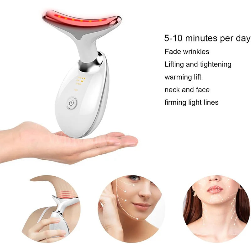 FARUZZI 7-Color Facial & Neck Lifting Massager