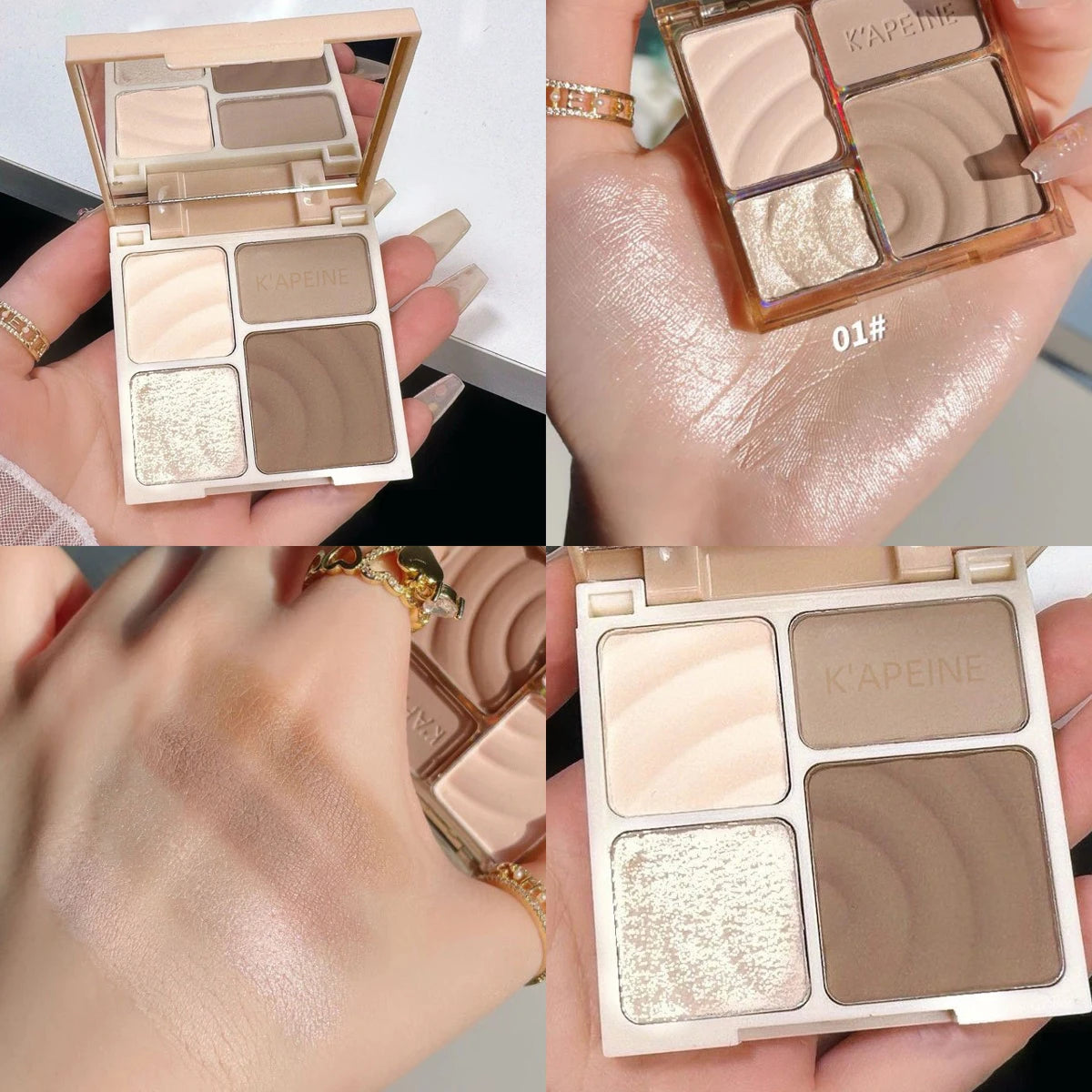 K'APAEIN 4-Color 3D Contour & Highlight Palette