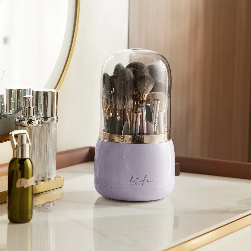 FARUZZI Rotating Makeup Brush Holder Organizer