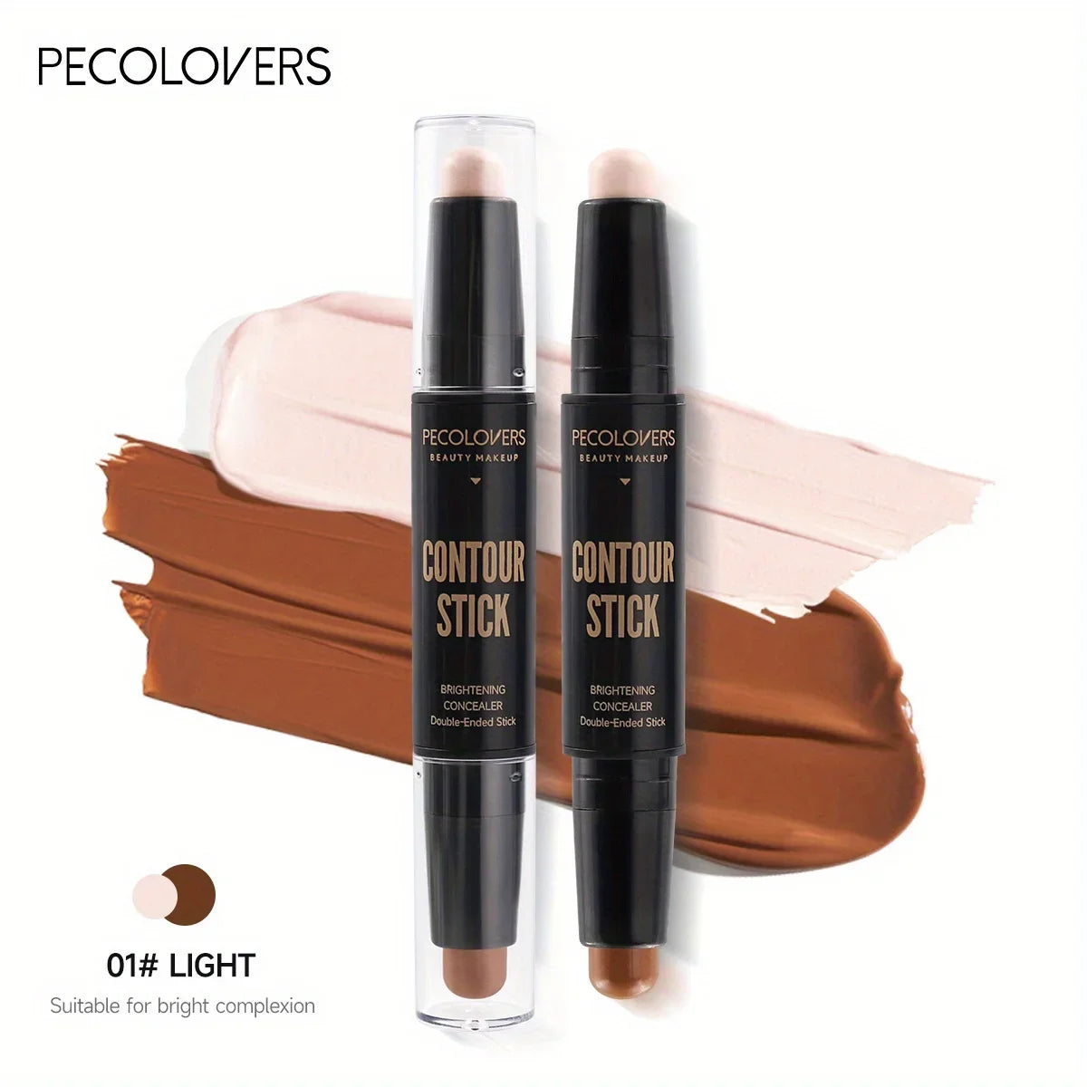 PECOLOVERS Dual-Ended Highlight & Contour Pen