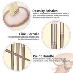 FARUZZI 20-Piece Professional Makeup Brush Set