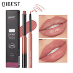 QIBEST Matte Lipstick & Lip Liner Set