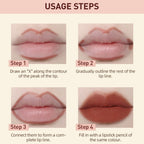 QIBEST Matte Lipstick & Lip Liner Set