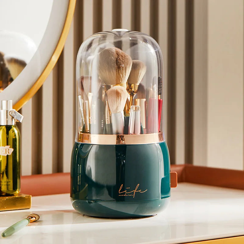 FARUZZI Rotating Makeup Brush Holder Organizer
