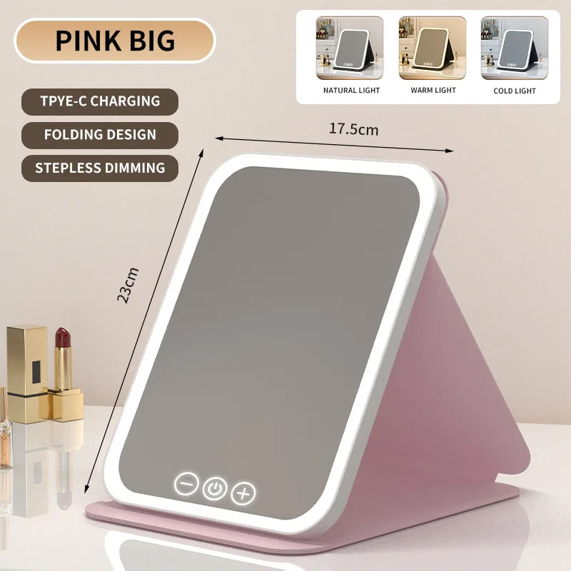 FARUZZI LED Portable Foldable Makeup Mirror