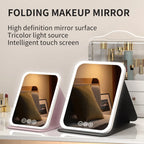 FARUZZI LED Portable Foldable Makeup Mirror