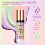 QIBEST Tri-Color Brightening Makeup Primer