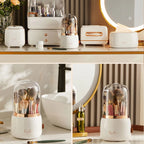 FARUZZI Rotating Makeup Brush Holder Organizer