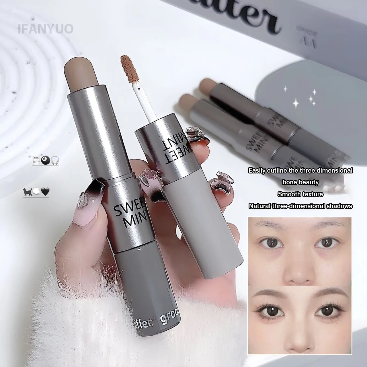 SWEET MINT Dual-Ended Contour & Concealer Stick