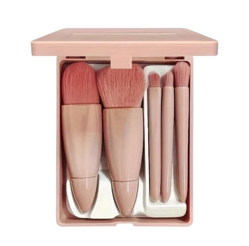 FARUZZI 5-Piece Pink Makeup Brush Set