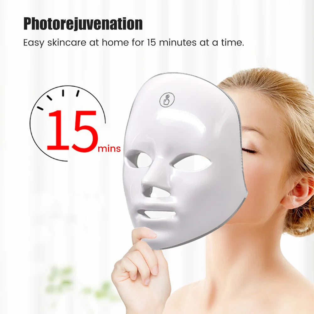 FARUZZI 7-Color LED Facial Therapy Mask