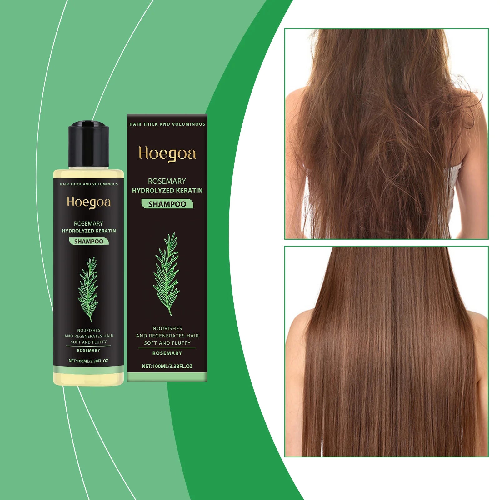 HOEGOA Rosemary Hair Growth Shampoo Set (3pcs)