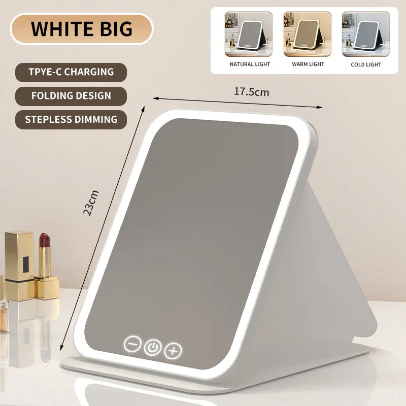 FARUZZI LED Portable Foldable Makeup Mirror